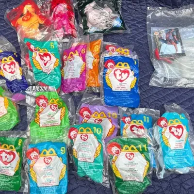 Mcdonalds Toys in Wrappers, TY Beanie Babies! Collectors Come Get 'Em!