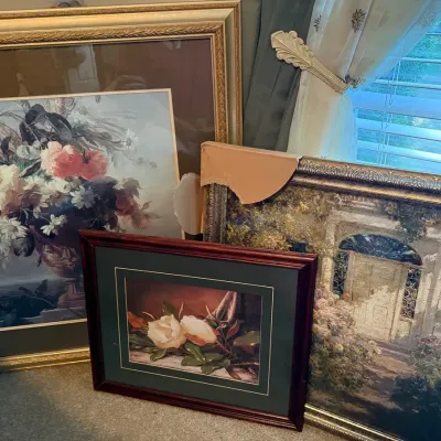 Framed Romantic Florals