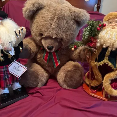 Santa’s And Christmas Bear