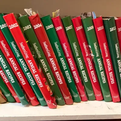 Vintage Annual Southern Living Cookbooks