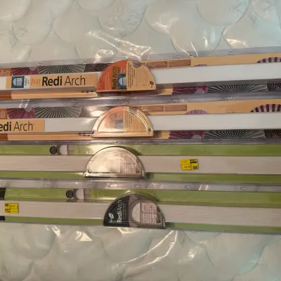 Ready Arch Paper And Fabric Accordion Window Treatment