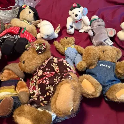 Boyd Bears , Coca-Cola Stuffies , Avon Bear, Plus More