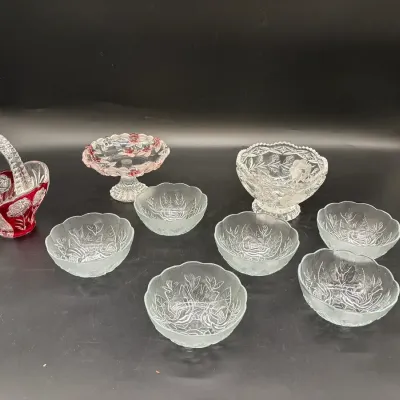Floral Glassware
