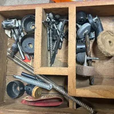 Mystery attachment and screws lot