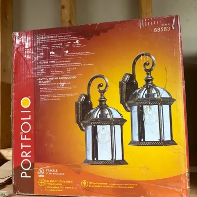 Portfolio outdoor lighting new in box