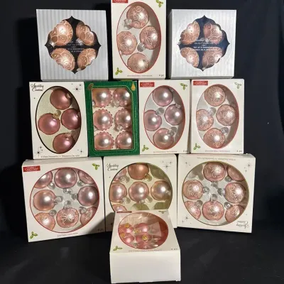 Collection Of Pink Ornaments 