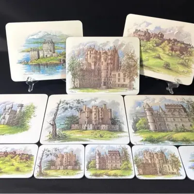 Historic British & Scottish Place Mats & Coasters 