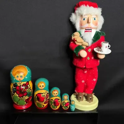 Russian Nesting Dolls & Nutcracker  