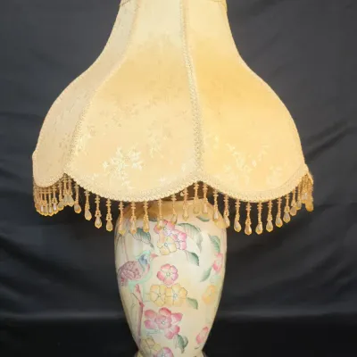 Hand Painted Ceramic Lamp 