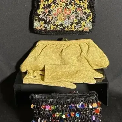 Evening Purses And Clutch With Gloves