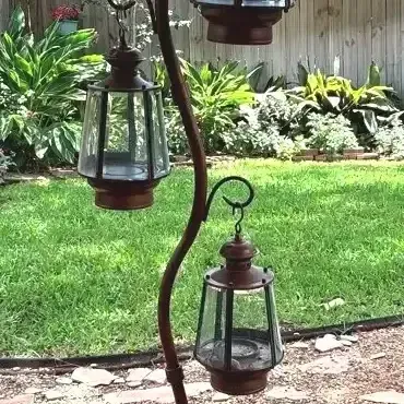 Outdoor Lantern Tree