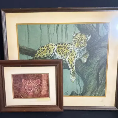 Resting Leopards by William Timym