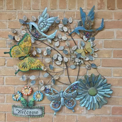 Metal Patio Wall Decor 