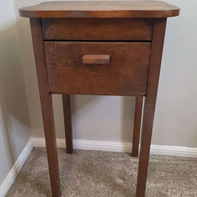 Wood Side Table