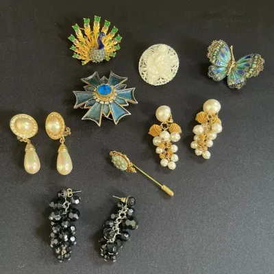 Brooches And Costume Jewelry