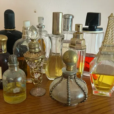 Assorted Vintage and Antique Perfume Bottles