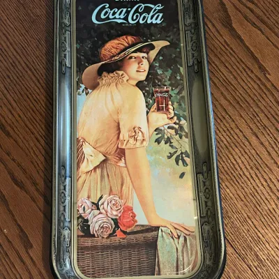 1972 Coca-Cola "Elaine" Metal Serving Tray