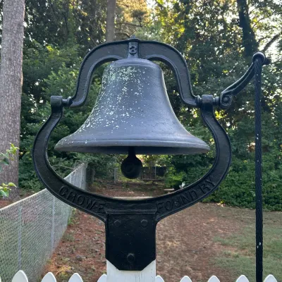 Crowe Foundry Large Cast Iron Bell