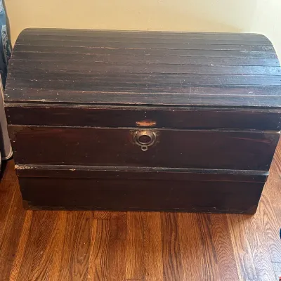 Antique Wooden Trunk
