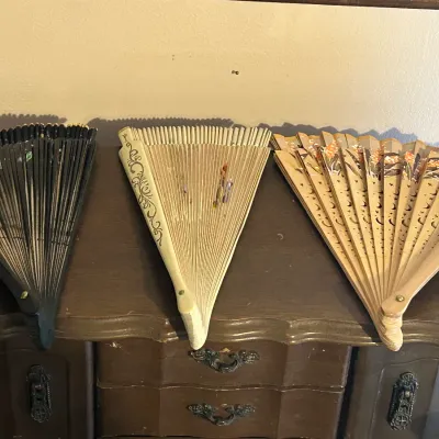 Vintage Folding Hand Fans