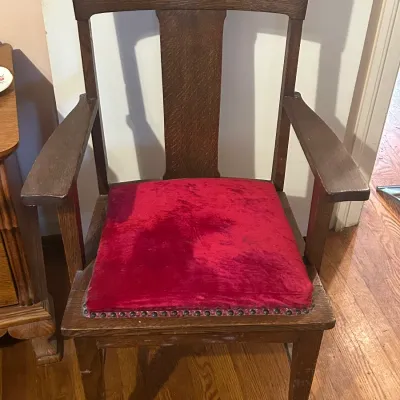 Antique Oak Armchair