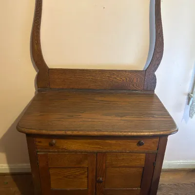 Antique Oak Washstand
