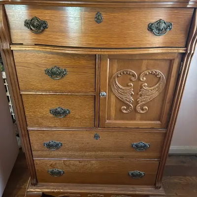 Lexington Furniture Victorian Sampler Tall Dresser