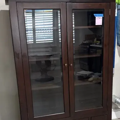 Display Cabinet With Four Drawers 42.5x19x64