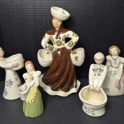Midcentury California Figural Pottery: Hedi Schoop Planters & More
