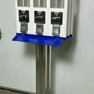 Vintage Northwestern Triple Play Candy/Gumball Vending Machine with Key
