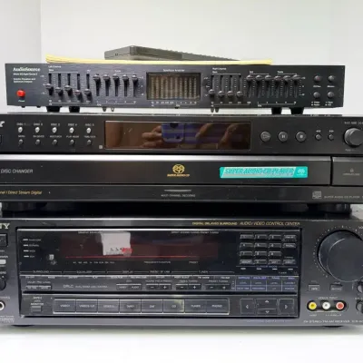AudioSource EQ Eight Graphic Equalizer, Sony STR-AV1020 Receiver & SCD-CE595 CD Changer