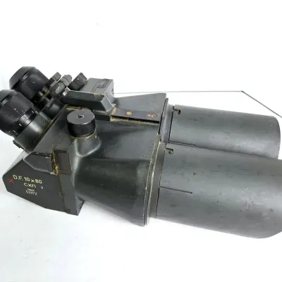 WWII Era German Luftwaffe DF 10x80 Flakfernrohr Anti Aircraft Binoculars - Emil Busch