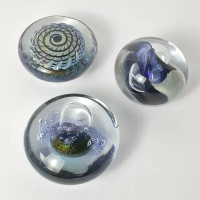Robert Eickholt Art Glass Paperweights