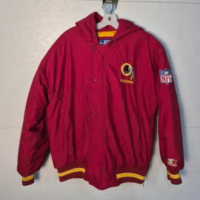 Vintage Washington Redskins Starter Jacket - Size Small, Made in Hong Kong
