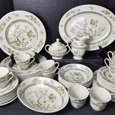 Royal Doulton " Tonkin" China - Incomplete Service for 8 Plus Serving Pieces
