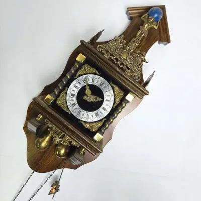 Zaanse Wall Clock with Regula Movement - Made in Holland 