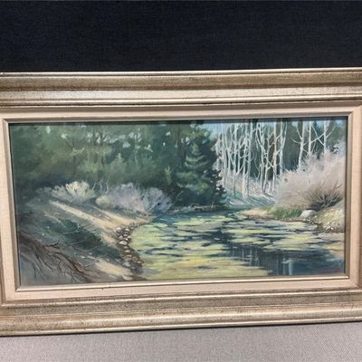 Sale Photo Thumbnail #118: Lot # : 131 - David Passarelli Tucker Gultch Painting
