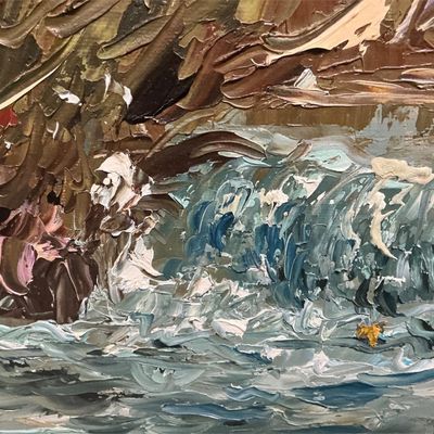 Sale Photo Thumbnail #114: Painting signed landscape