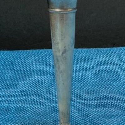 Sale Photo Thumbnail #64: Lot # : 71 - Lightweight Small Sterling Vase
