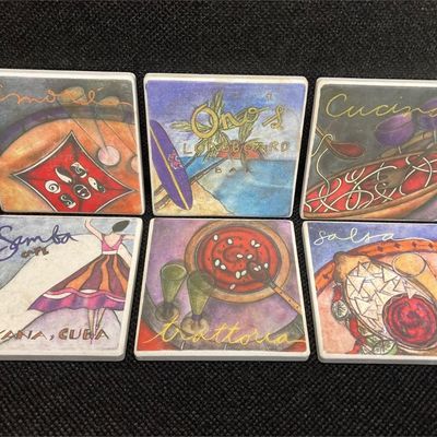 Sale Photo Thumbnail #4: Cuba Coasters
