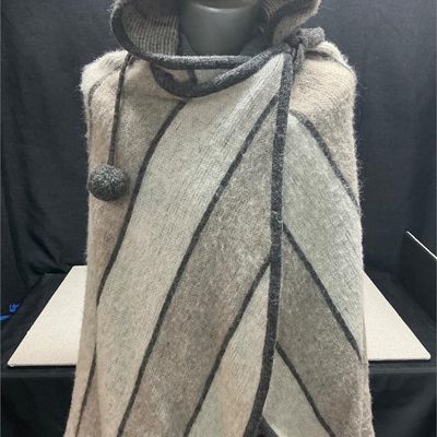 Sale Photo Thumbnail #115: Wool hooded cloak from Iceland