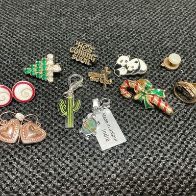 Sale Photo Thumbnail #150: pins, charms, earrings