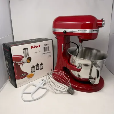 Sale Photo Thumbnail #120: KITCHENAID PROFESSIONAL HD STAND MIXER WITH ACCESSORIES & FRESH PREP SLICER/SHREDDER ATTACHMENT