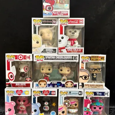 Funko POP! Mixed Figures: Care Bears, RBG, Coca-Cola & More, Set of 10