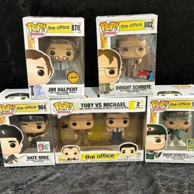THE OFFICE Funko POP! Figures, Chase & Exclusive Variants, Set of 6