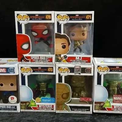 MARVEL Spider-Man, MJ & Mysterio Funko POP! Figures, Set of 6