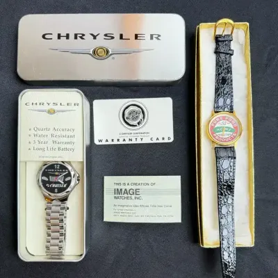 Chrysler PT Cruiser Watch w/ Tin & Heinz 57 Promo Watch, Set of 2