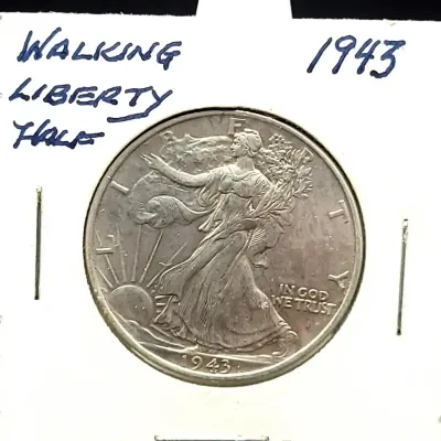 1943 Walking Liberty Silver Half Dollar