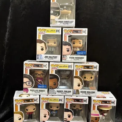 THE OFFICE Funko POP! TV Figures, Character Variants, Set of 10
