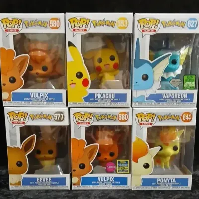 POKEMON Funko POP! Games Figures, Set of 6